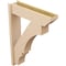 Ekena Millwork 8-in W x 32-in D x 44-in H Balboa Slat Rough Cedar Woodgrain TimberThane Outlooker, Primed Tan OUTUR080X32X44BOA24RCPR - alternate 2